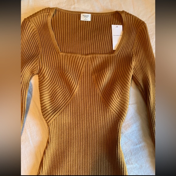 NEW Abercrombie sweater bodysuit long-sleeve - Picture 7 of 8